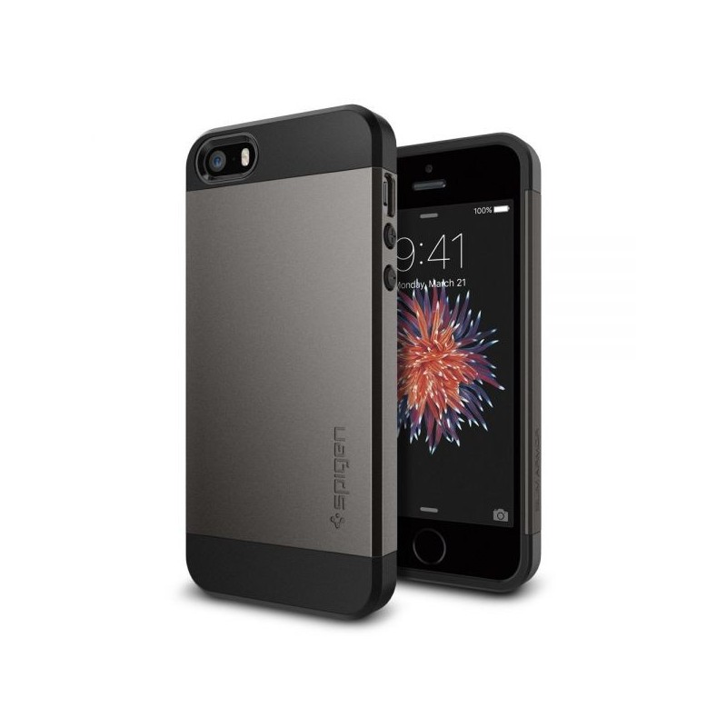 CUSTODIA IPHONE 5/5S/SE SLIM ARMOR GUNMETAL