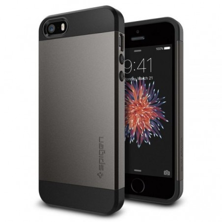 CUSTODIA IPHONE 5/5S/SE SLIM ARMOR GUNMETAL