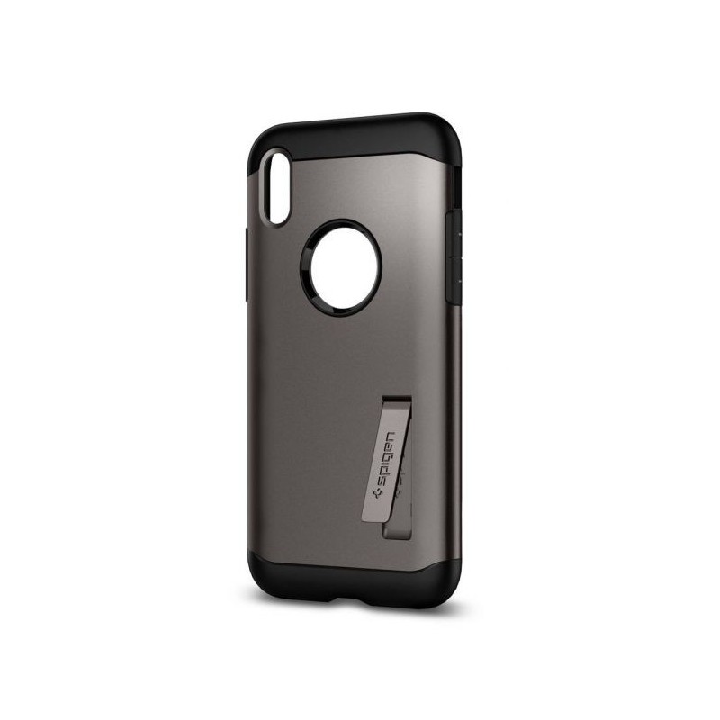 CUSTODIA IPHONE"X"SLIMARMOR GUNMETA SPIGEN GUNMETAL