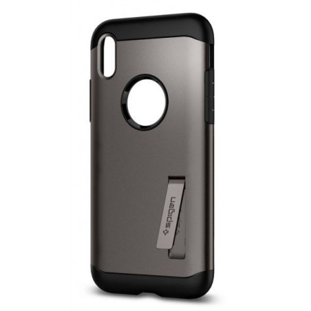 CUSTODIA IPHONE"X"SLIMARMOR GUNMETA SPIGEN GUNMETAL