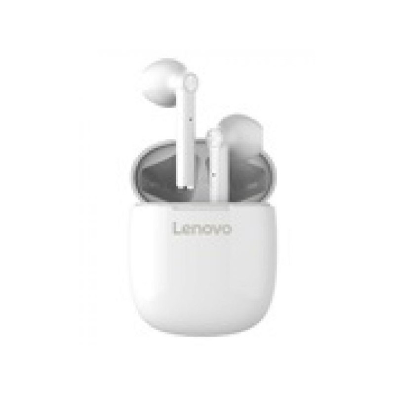 AURICOLARI BLUETOOTH 5.0 LENOVO IPX5 WATER RESISTANT HT30 WHITE