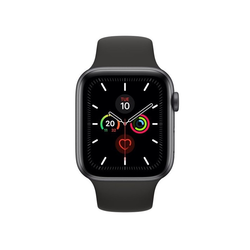 WATCH 5 44MM GPS SPACEGREY ALLUM. BLACK SPORT BAND