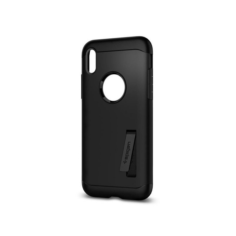 CUSTODIA IPHONE"X"SLIMARMOR BLACK SPIGEN