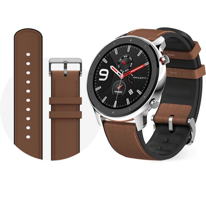 SMARTWATCH 1,39" TOUCH ANDROID/IOS XIAOMI GTR 47MM BLK/BROWN ACCIAIO