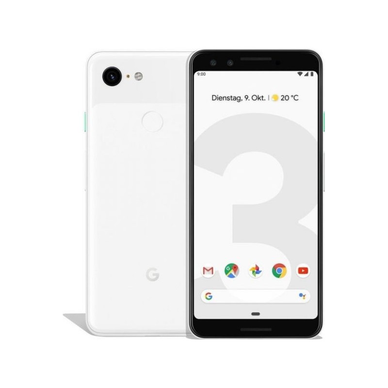 GOOGLE PIXEL 3A 64GB RIC.WHITE A++ GRADO A++ GARAN. 1Y/ 3 MESI BATT