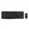 TASTIERA MK120 LOG + MOUSE NERA USB RETAIL