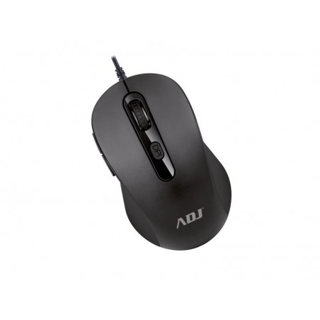 MOUSE USB OTTICO 6D EVO PURE BK 1000 DPI 6 TASTI PLUG&PLAY ADJ