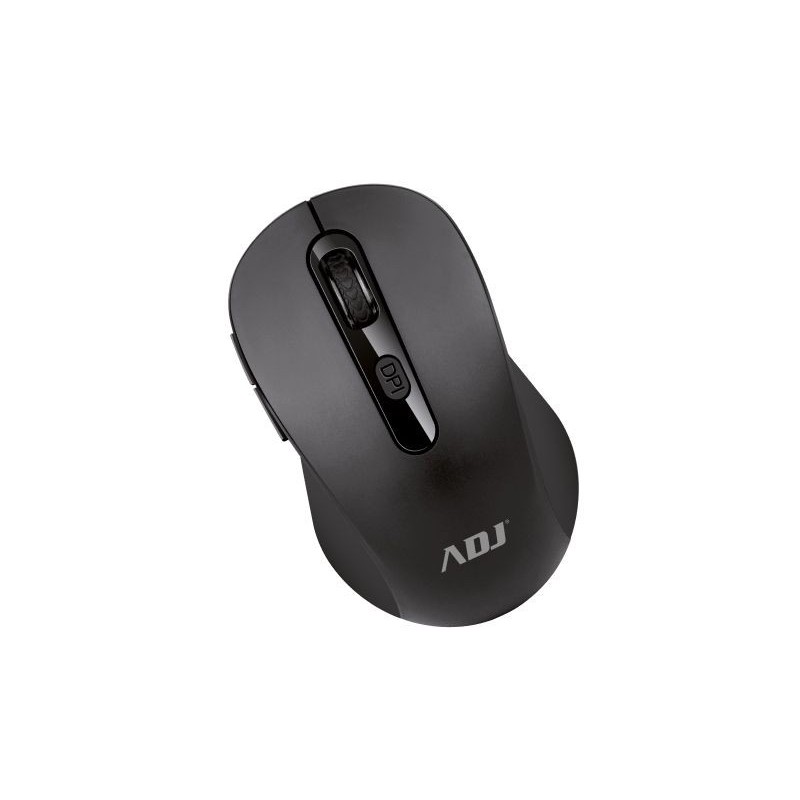 MOUSE WIRELESS OTTICO EVO PURE BK 1600 DPI 6 TASTI CON RICEVITORE ADJ