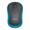 MOUSE M185 LOG CORDLESS BLU/NERO LOGITECH USB NANO RECEIVER