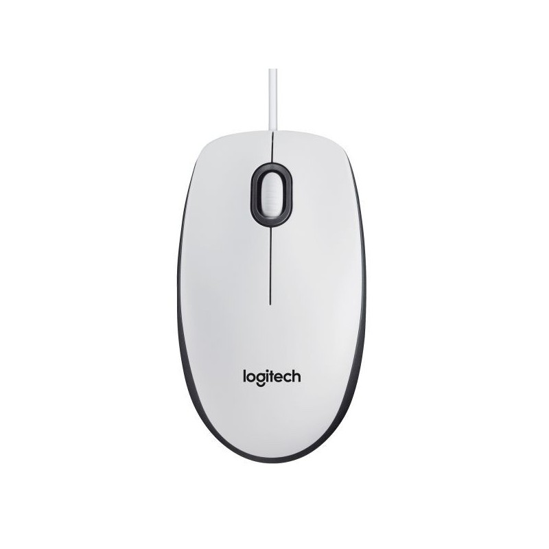 MOUSE M100 LOG OEM USB WHITE BIANCO CON SCROLLING