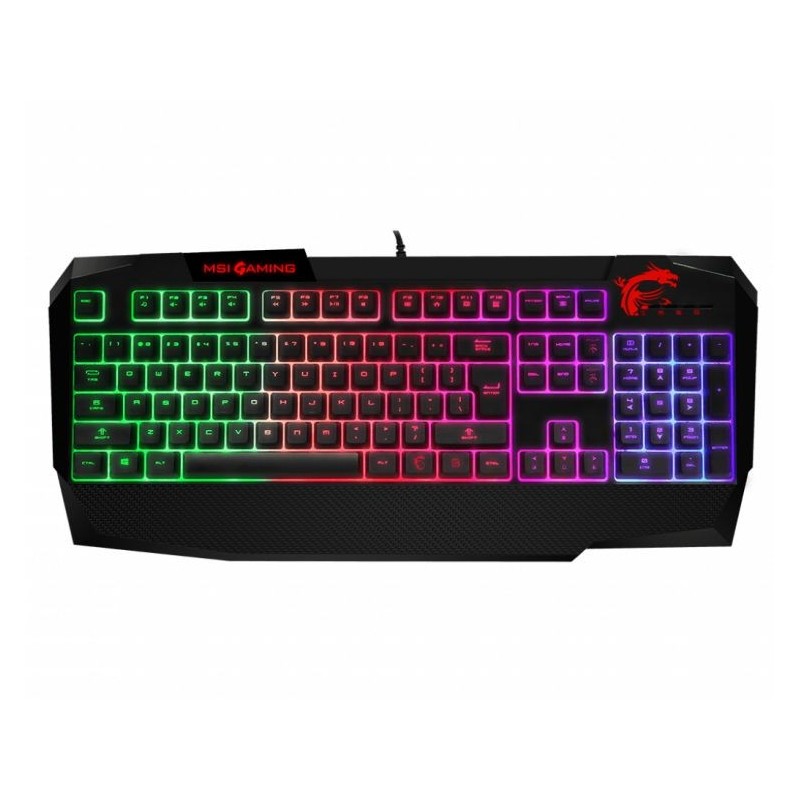 TASTIERA GAMING VIGOR GK40 BLACK USB ILLUMINAZIONE RGB