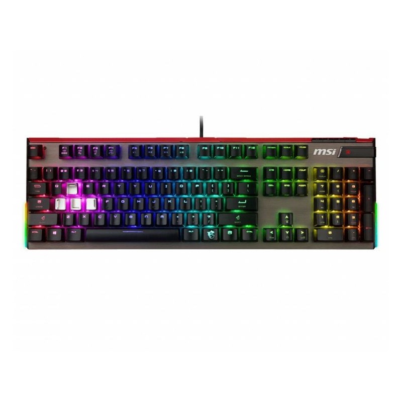 TASTIERA GAMING VIGOR GK80 BLACK MECCANICA RED ILLUMINAZIONE RGB