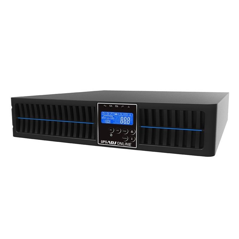 UPS 3 KVA TOWER/RACK ONLINE SERIES 6-IEC+1-IEC LCD BK ADJ