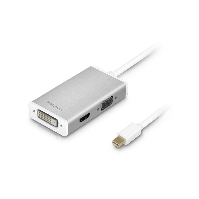 ADATTATORE MDP-DVI/HDMI/VGA 4K MACALLY