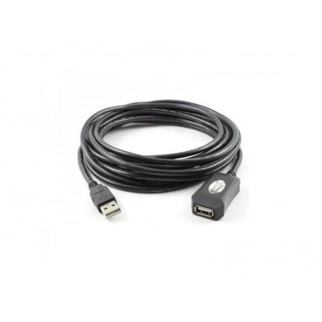 CAVO USB 2.0 A-A 5MT M/F PROLUNGA BK RIPETITORE DI SEGNALE ADJ