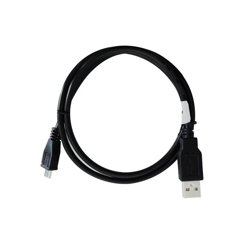 CAVO USB 2.0 A-MICRO A 0,8MT M/M BK ADJ