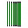 KIT CAVI SLEEVED VERDE IN NYLON PER ALIMENTATORI PC CON PIEDINI