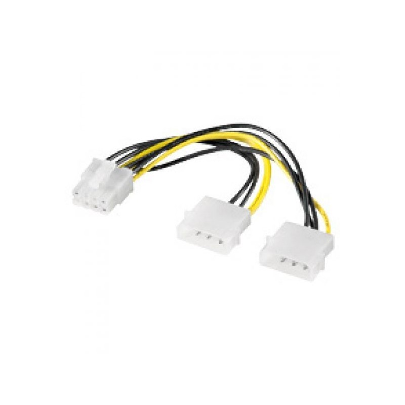 CAVO ALIMENTAZIONE DA PCI EXPRESS 8 POLI A 2 X 5,25 MOLEX