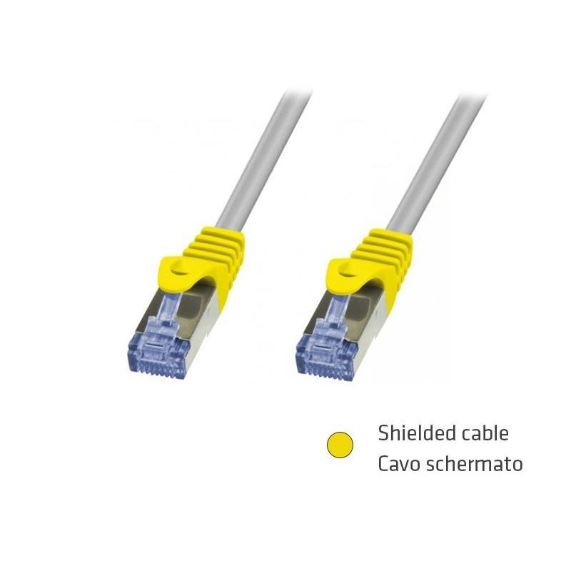 CAVO RETE FTP CAT.6 3MT SL SCHERMATO ADJ