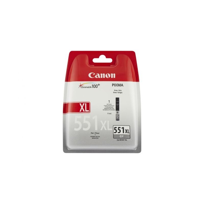 INK CANON GRIGIO CLI-551XLG PER MG G 5450 11ML