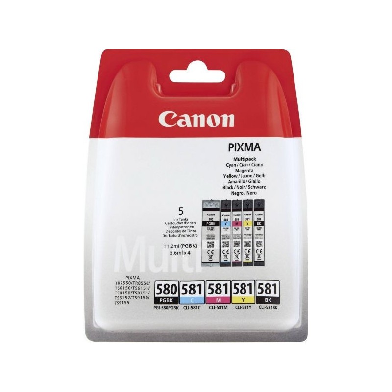 INK CANON PGI580/CLI581 CMYK 2PZ (K)