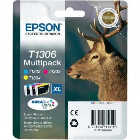 INK EPSON T1306 MULTIPACK 3 COLORI STYLUS SX525WD SX620WF