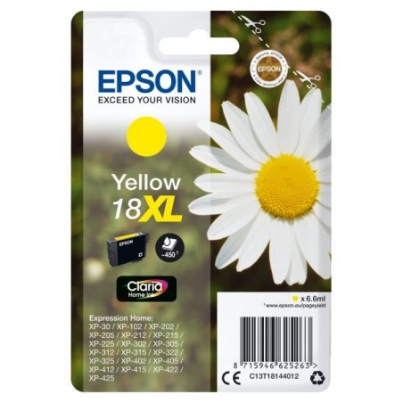 INK EPSON 18 GIALLO XL PER EXPRESSION HOME XP30