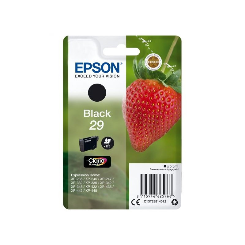 INK EPSON 29 NERO PER XP235 5,3ML 