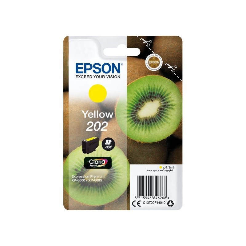 INK EPSON T02F4 GIALLO PER EXPRESSION PREMIUM XP 6000/6005