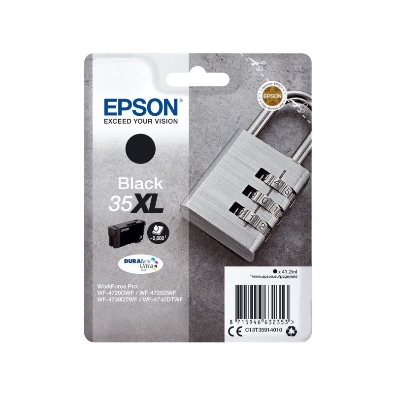 INK EPSON N.35 NERO PER WORKFORCE PRO WF 4720DWF