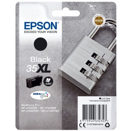 INK EPSON N.35 NERO PER WORKFORCE PRO WF 4720DWF