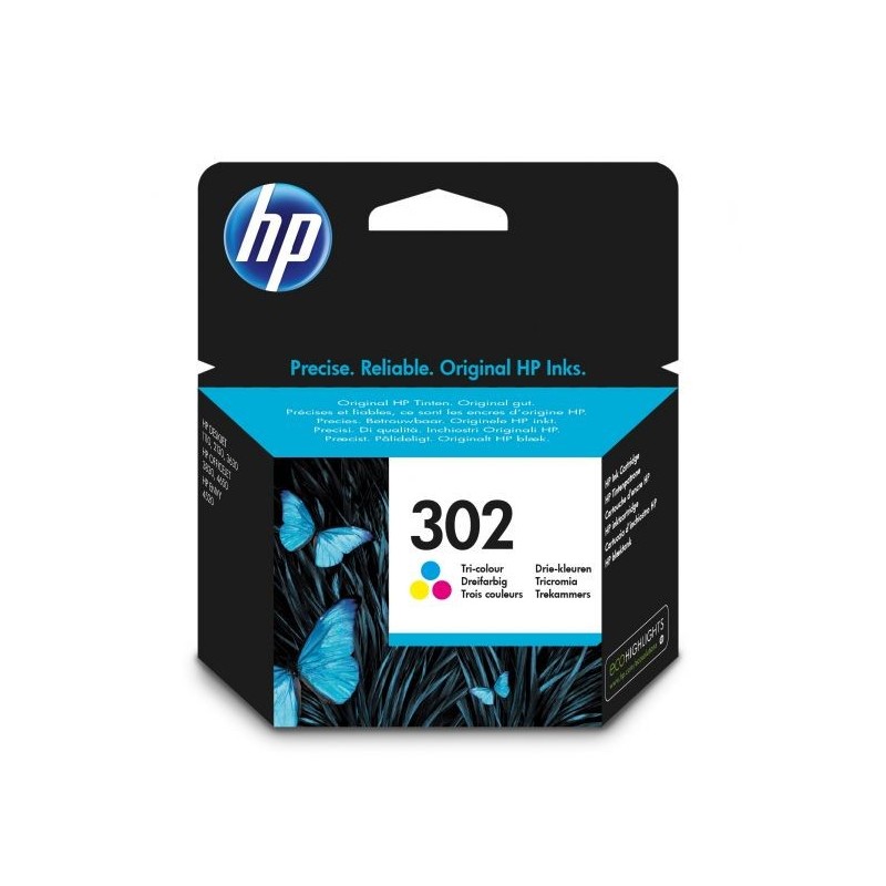 INK HP 302 F6U65AE CMY 4ML