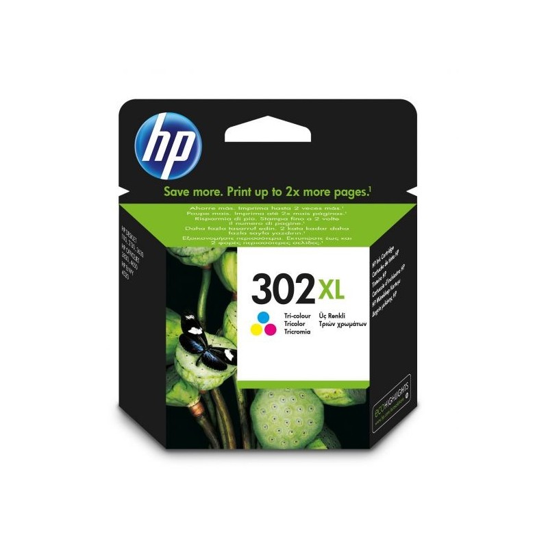 INK HP 302XL F6U67AE CMY 8ML