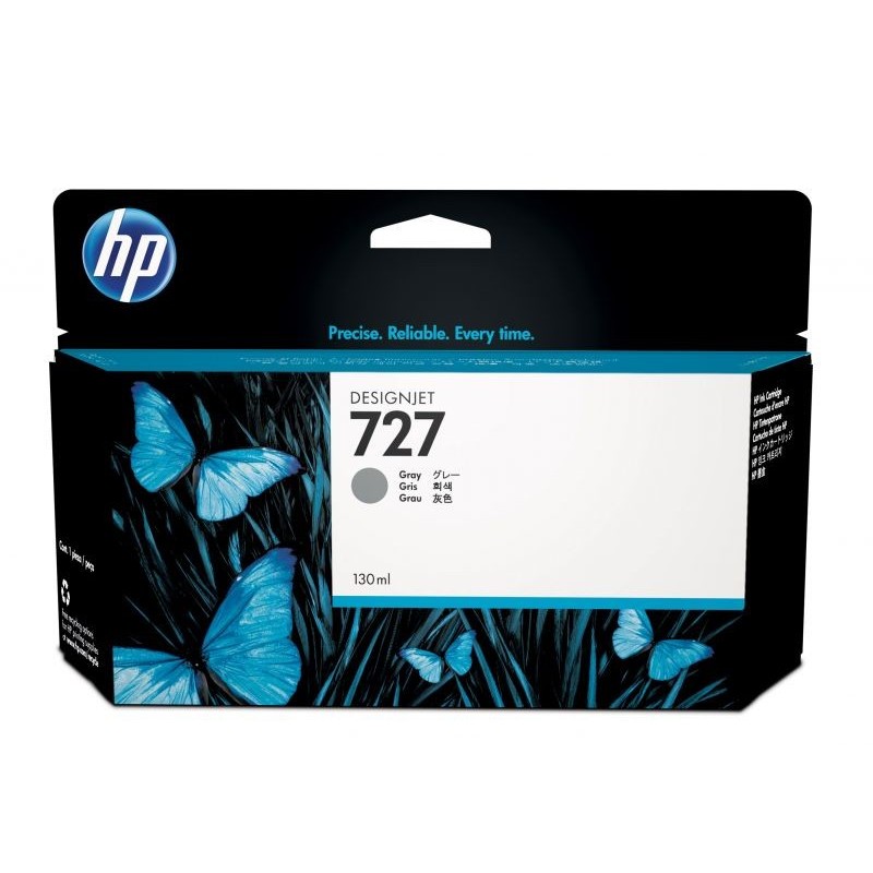 INK HP B3P24A N.727 GRIGIO PER DESIGNJET T1500 130ML