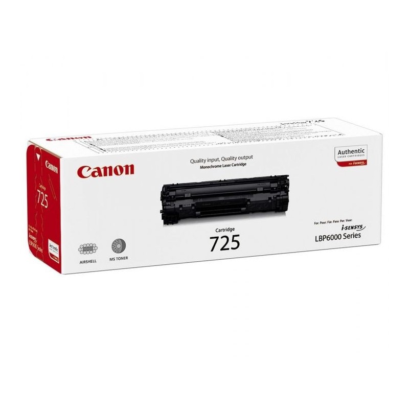 TONER CANON N.725 NERO CRG-725 PER LBP 6000