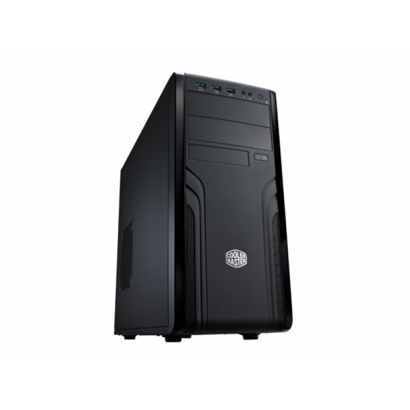 CASE MID-TOWER NO PSU FORCE 500 1USB3 1USB2 BLACK