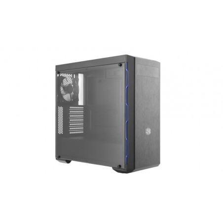 CASE MID-TOWER NO PSU MASTERBOX MB600L 2USB3 BLACK BLUE WINDOW PANE