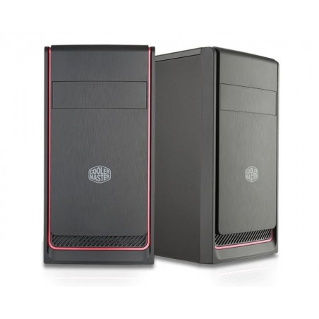 CASE MINI-TOWER NO PSU MASTERBOX E300L 2USB3 ODD BLACK/RED