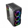 CASE MID-TOWER NO PSU SMASH S2 BLK 1USB3 2USB2 VETRO TEMPERATO RGB FAN