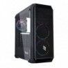 CASE MID-TOWER NO PSU NOOB X6 BLK 1USB3 2USB2 VETRO TEMPERATO