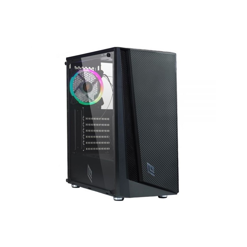 CASE MID-TOWER NO PSU NEXUS P13 BLK 1USB3 2USB2 VETRO TEMPERATO RGB FAN