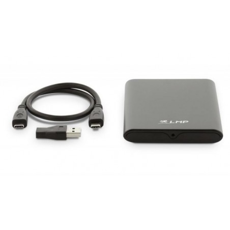 BOX 2.5" USB-C DATAMOBIL LMP TYPE C E ADATTATORE A USB-A