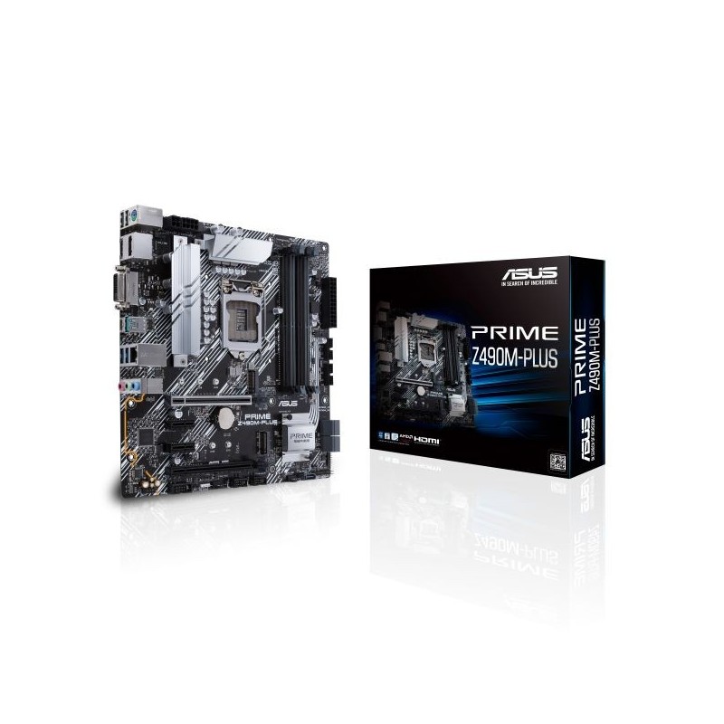 MB ASUS PRIME Z490M-PLUS S1200 4D4 5S3 M.2 GBL U3.2 DP/D/H RAID MATX