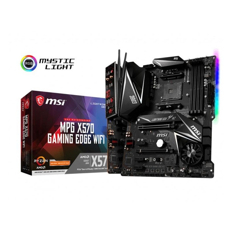 MB MSI X570 GAMING EDGE WIFI S1151 4D4 6S3 U3.2 GBLAN ATX HDMI