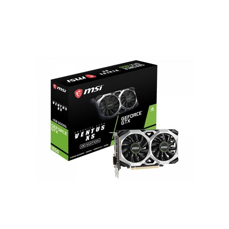 VGA MSI NVIDIA GTX 1650 VENTUS XS 4G OC