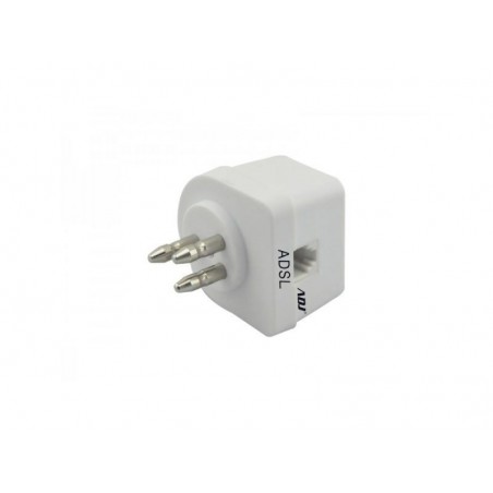 FILTRO ADSL "TRIPOLARE" RJ11 WH ITA VERSION ADJ