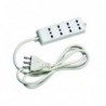 PRESA MULTIPLA LINK 4 PRESE 10/16A TRIPOLARI CAVO 1,5MT