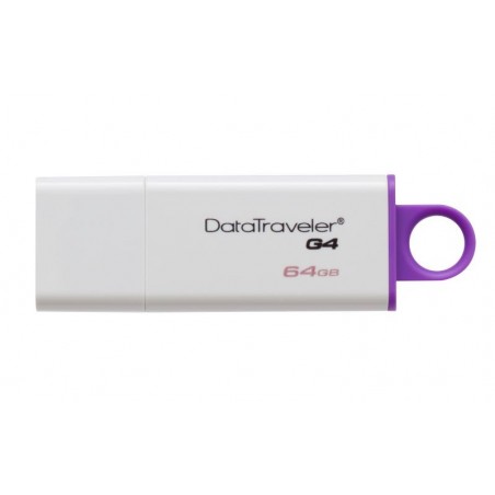 PEN DRIVE 3.0 64GB TYPE-A DTG4 BIANCA/VIOLA KINGSTON