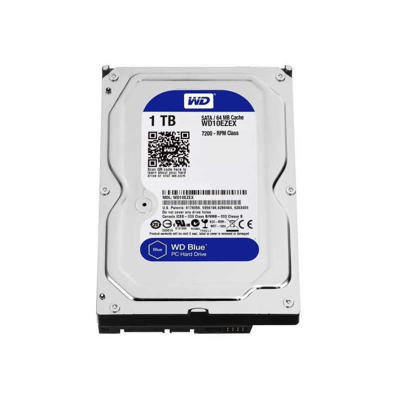 HD 3,5 1TB 7200RPM 64MB SATA3 BLUE WD BLUE