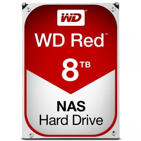 HD 3,5 8TB 5400RPM 256MB RED SATA3 WD RED NAS